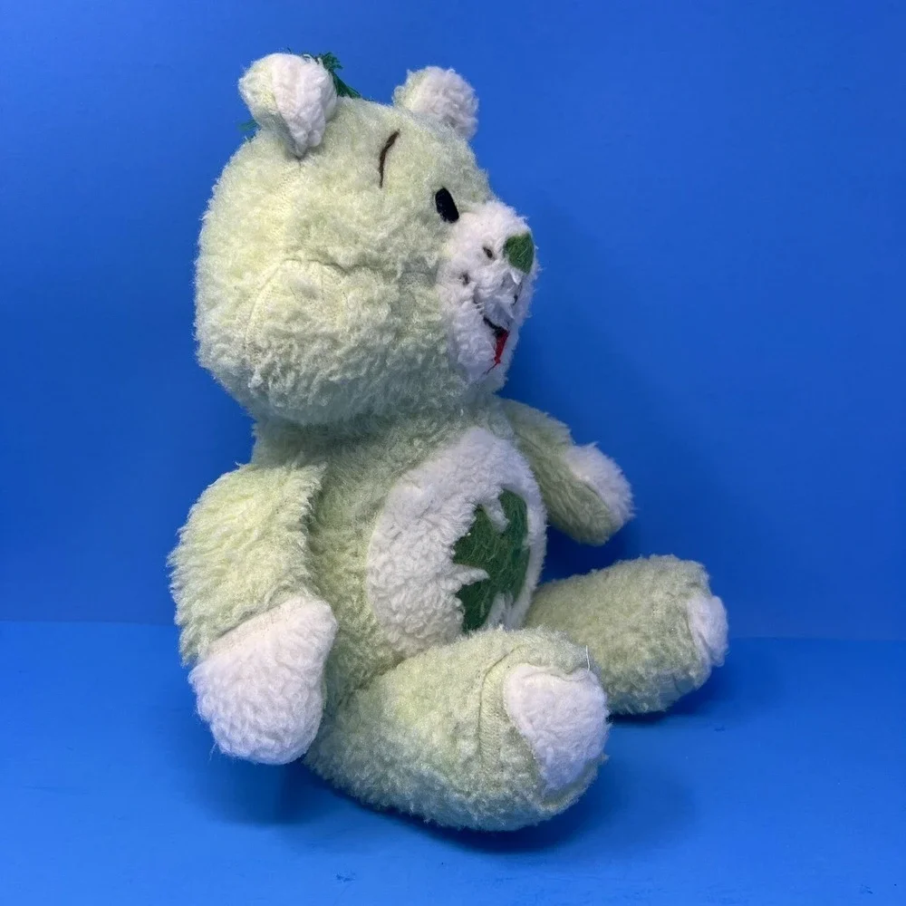 Green Teddy Bear GOOD LUCK 16